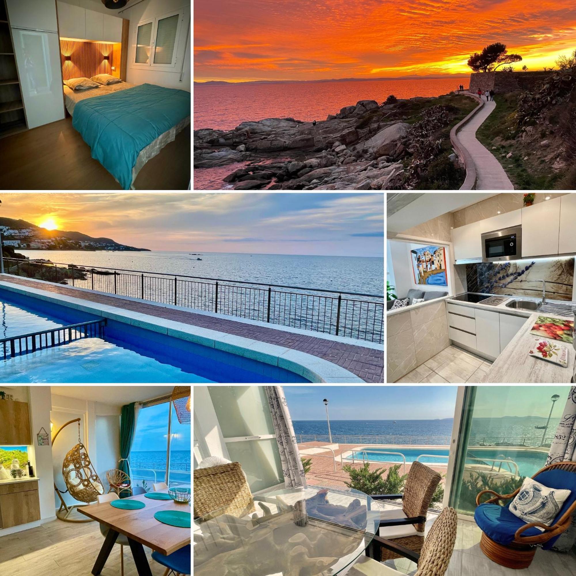 Magnifique Appartement En Front De Mer, Caneylles โรเซส ภายนอก รูปภาพ